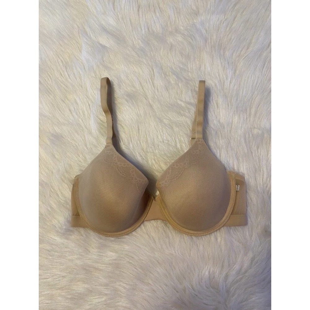 French Connection Lightly Lined Bra Womens Size 36D Underwire Back Closure